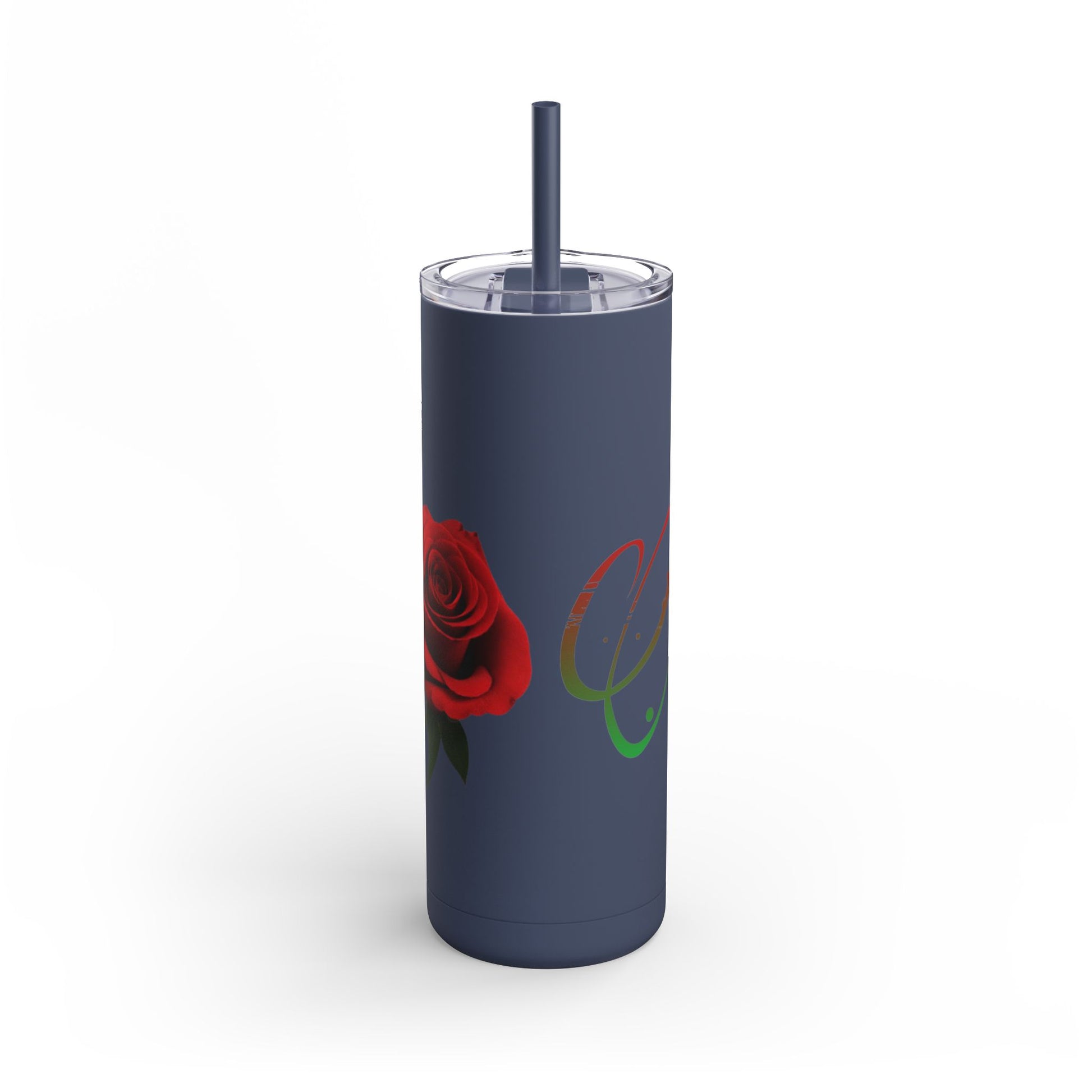Vivy Elegant Rose Skinny Tumbler | 20oz Matte Travel