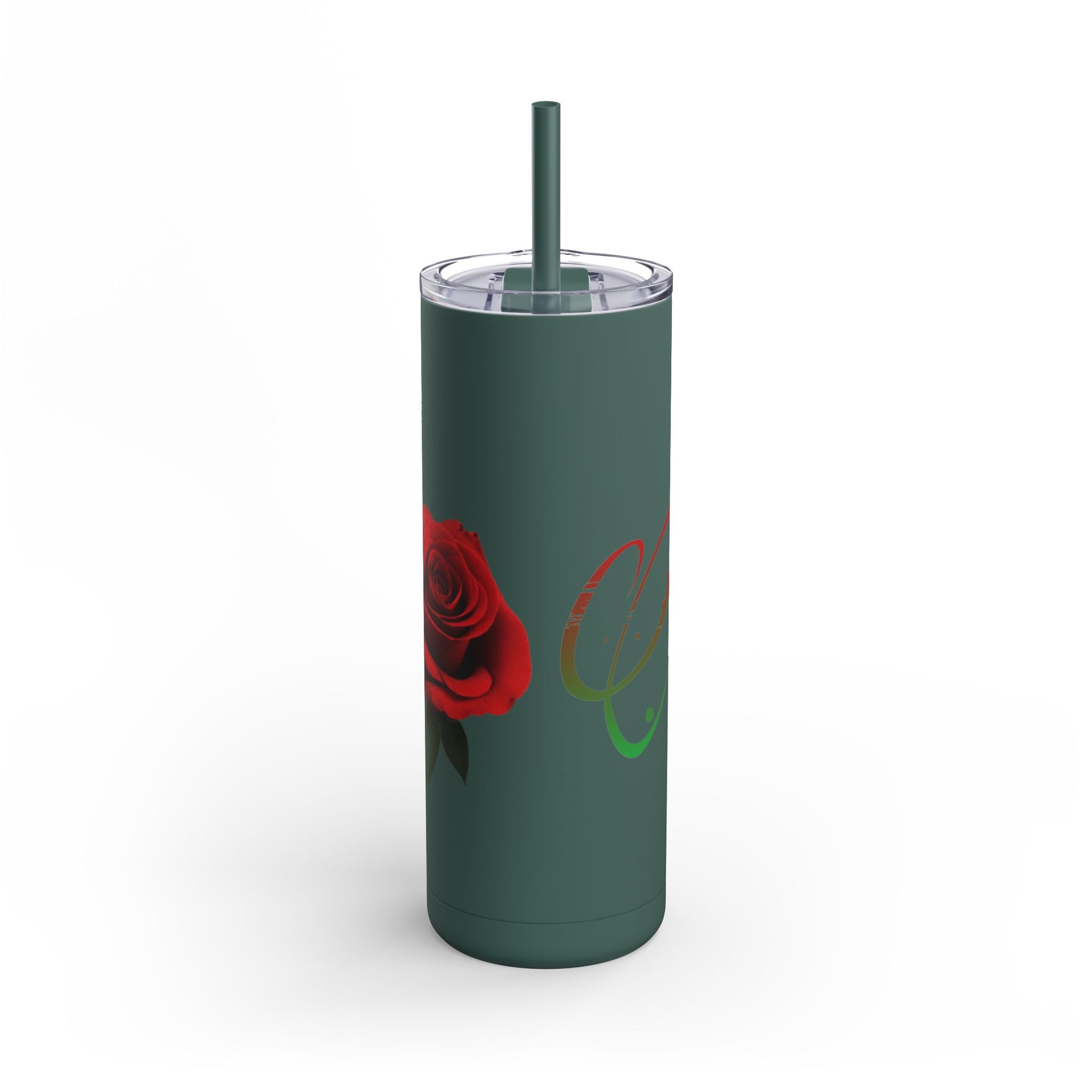 Vivy Elegant Rose Skinny Tumbler | 20oz Matte Travel