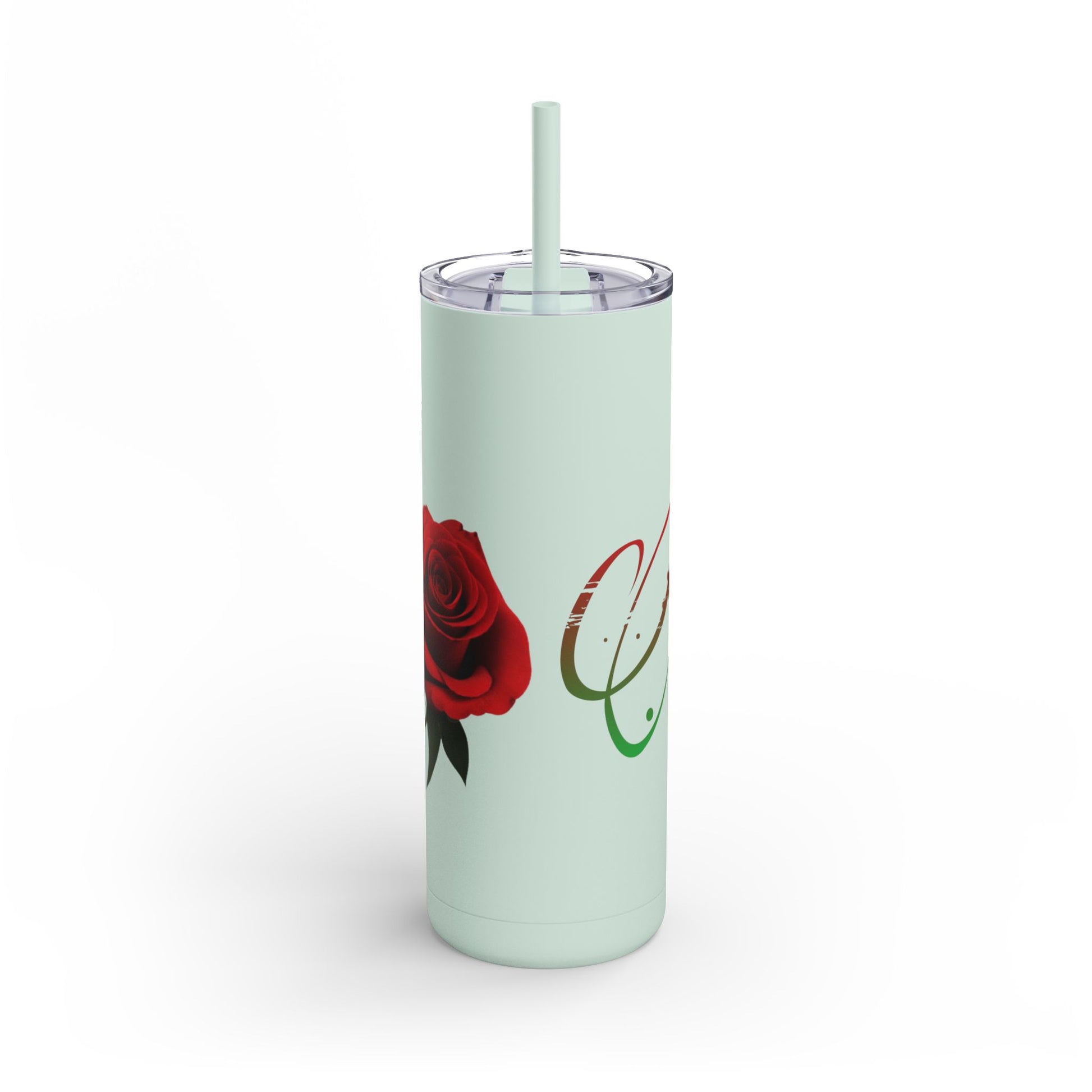 Vivy Elegant Rose Skinny Tumbler | 20oz Matte Travel