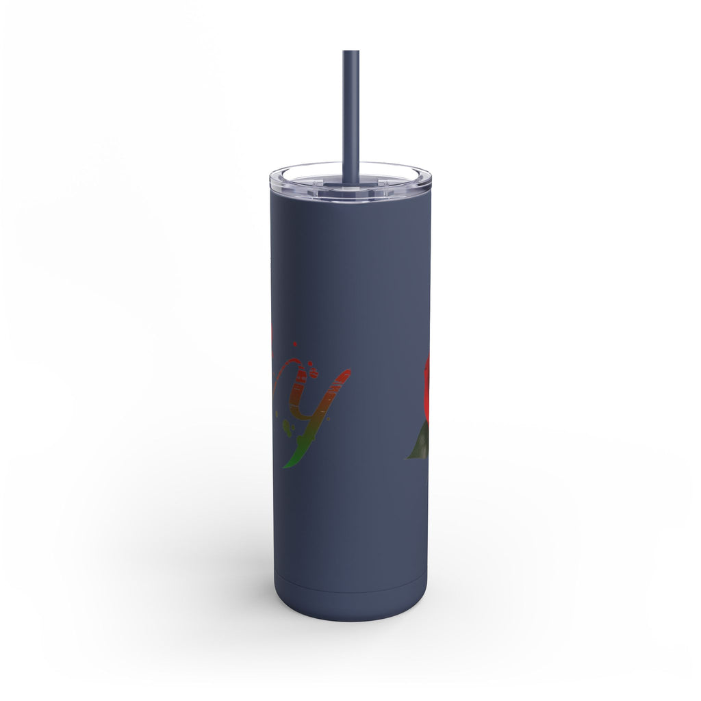 Vivy Elegant Rose Skinny Tumbler | 20oz Matte Travel